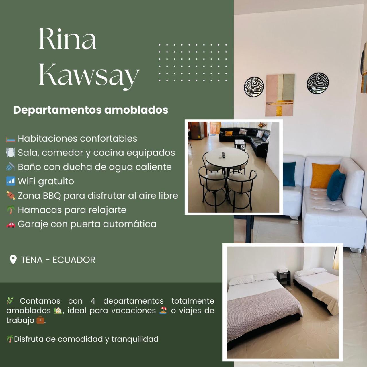 Rinakawsay - Viveviajando Apartamento Amoblado En Tena Luaran gambar